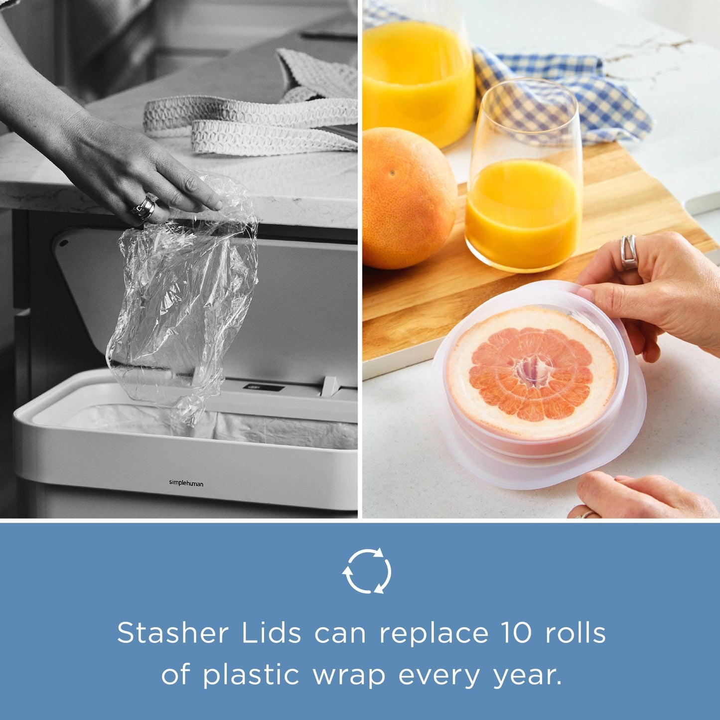 Circle Stretch Lids 4-Pack
